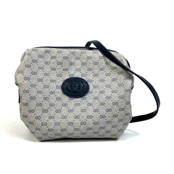 Gucci GG Plus bag old gucci Shoulder Bag Navy - Picture 1 of 10